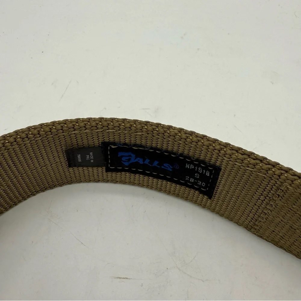 Galls Tactical Belt Heavy Duty Webbing Metal Buckle 1.5 Inch Size S (28-30)